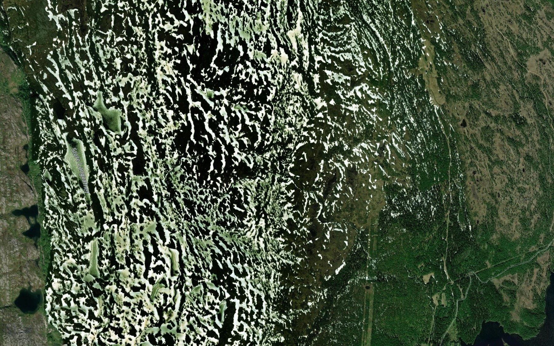 Satellite map of the Storskogbekken