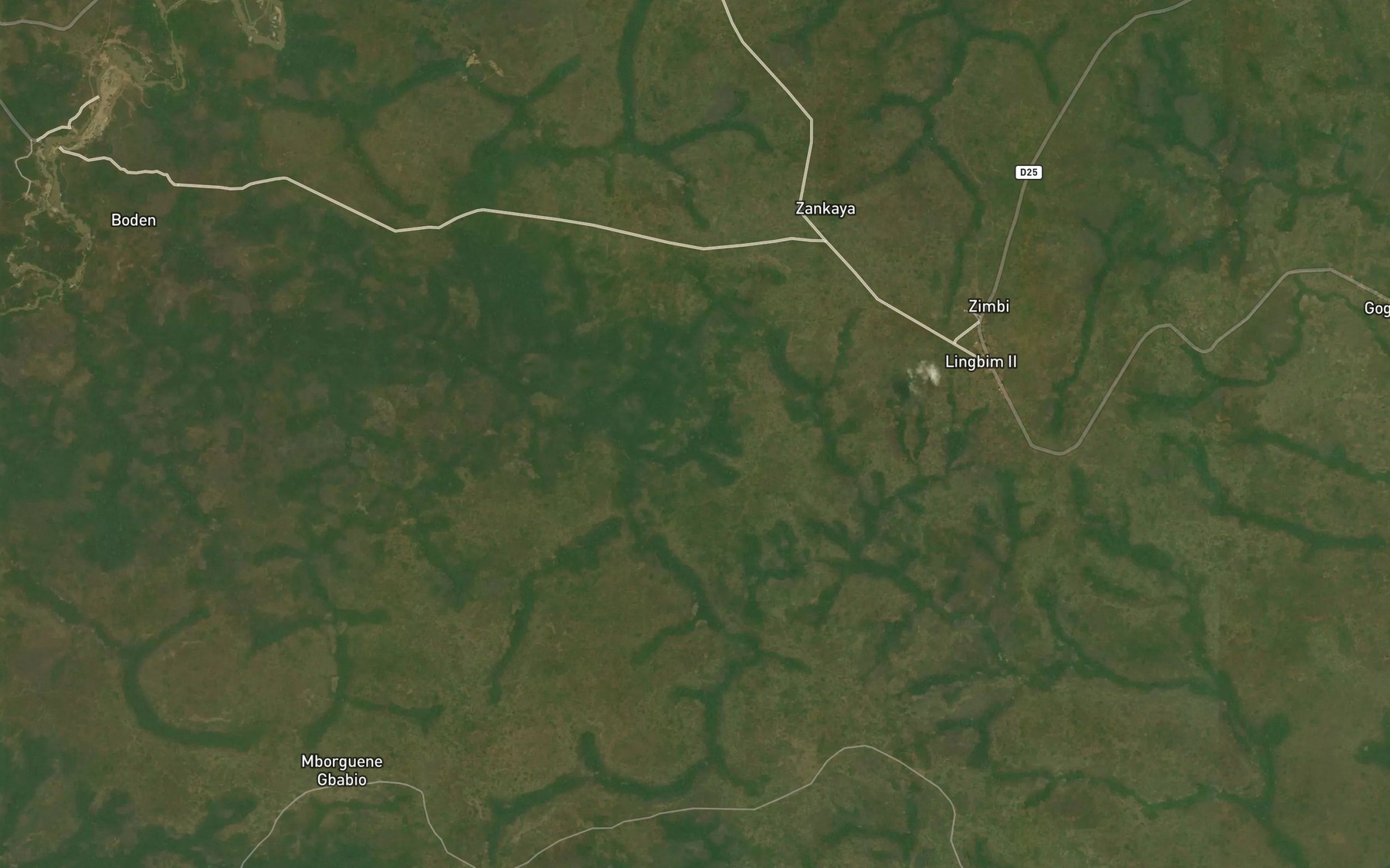 Satellite map of the Gpawe