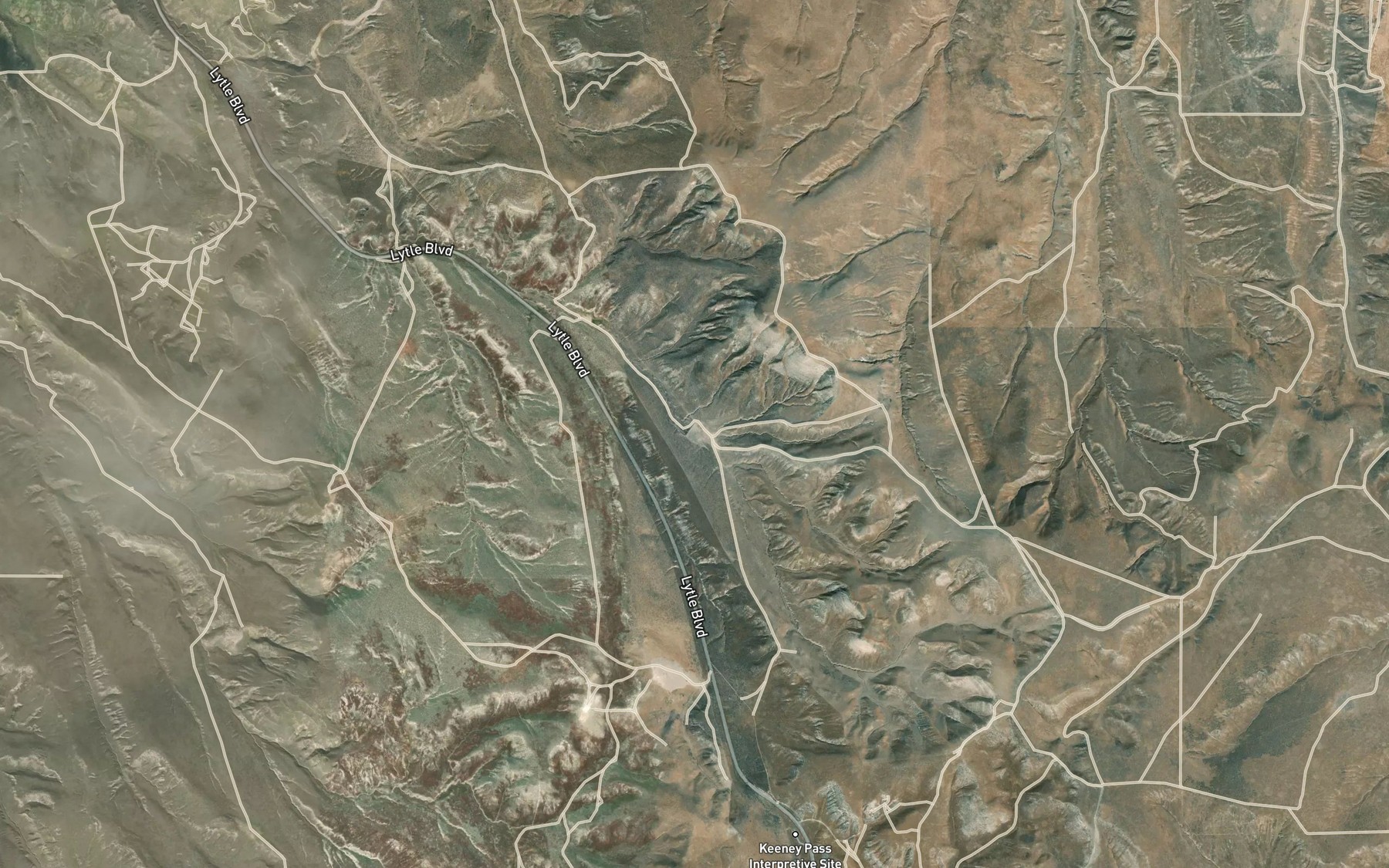 Satellite map of the Needham Reservoir
