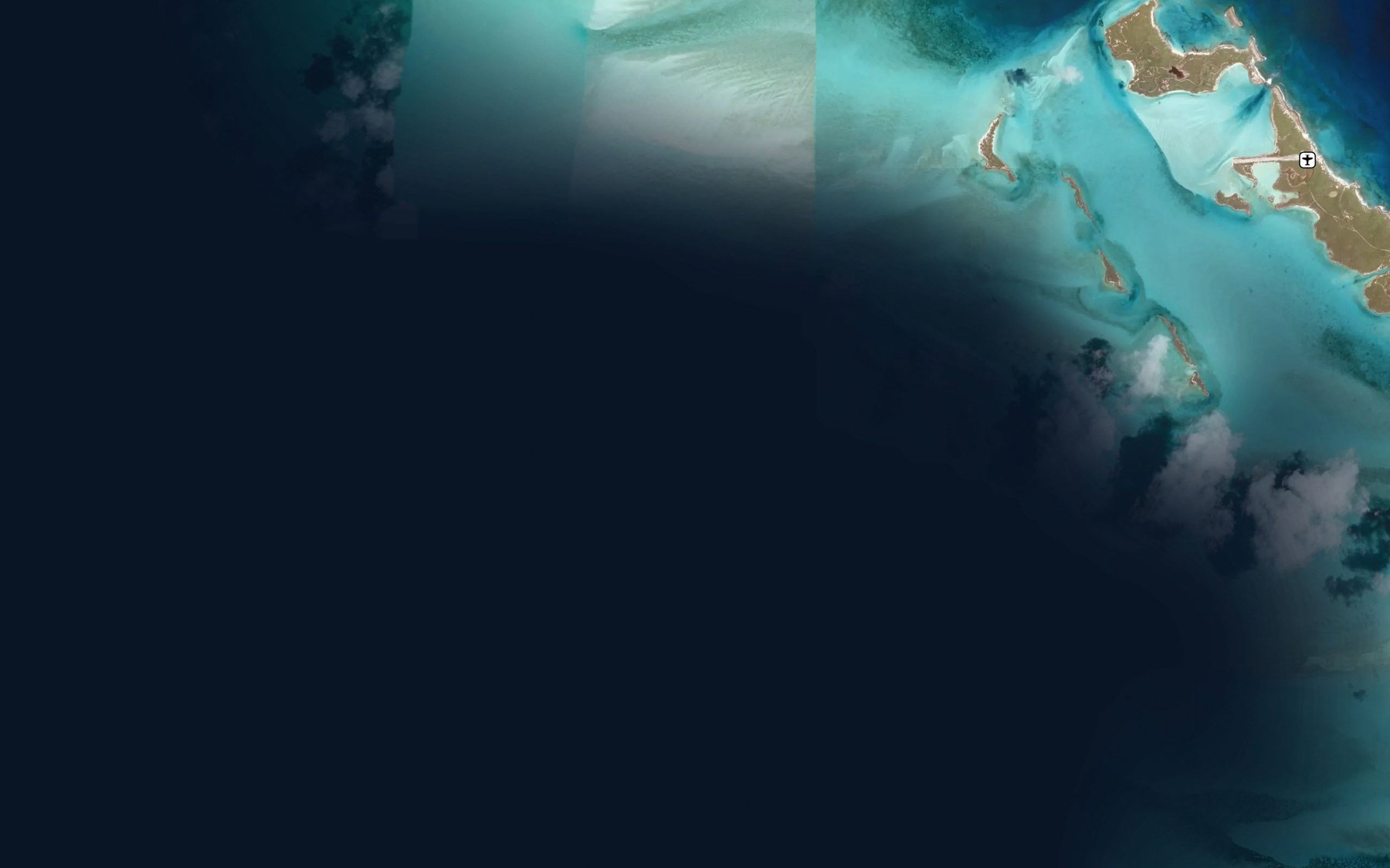Satellite map of the Galliot Bank