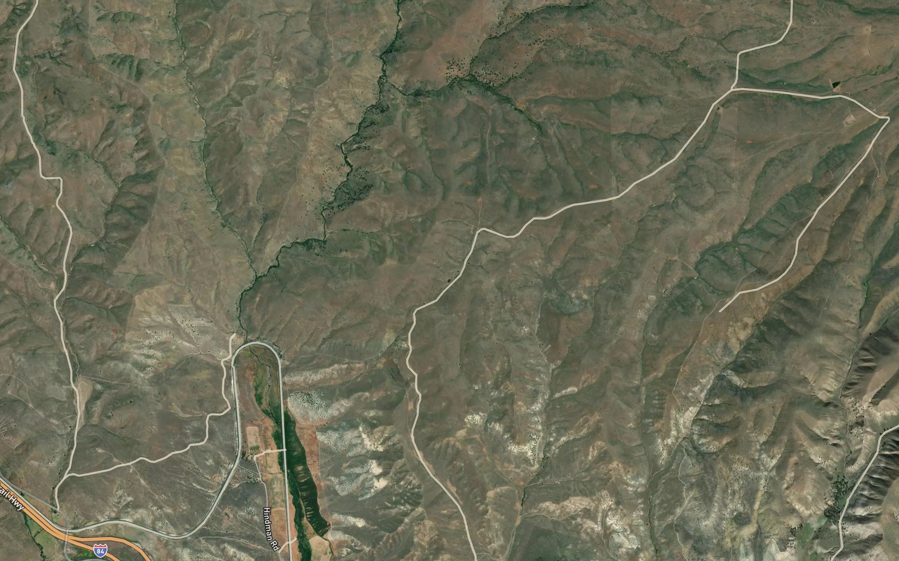 Satellite map of the Schuck Waterhole