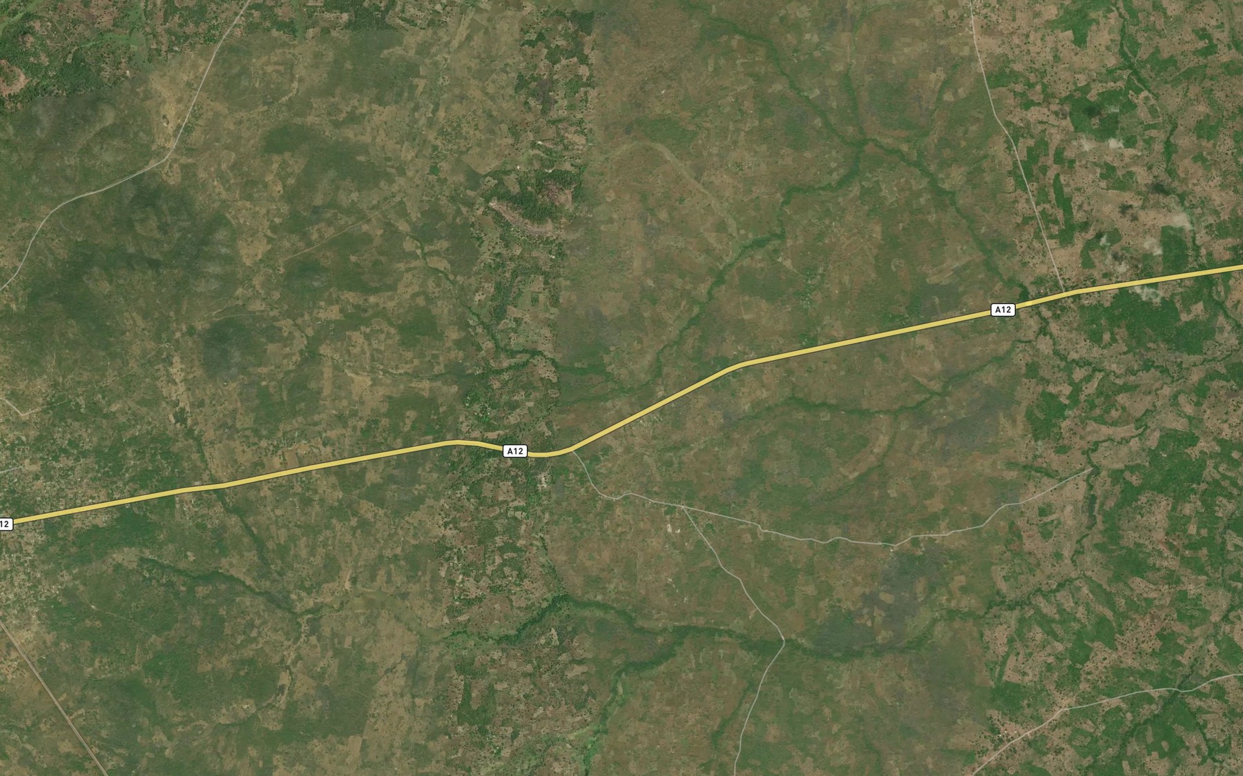Satellite map of the Mafan