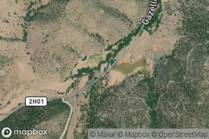 Satellite map of the South Fork Willow Creek