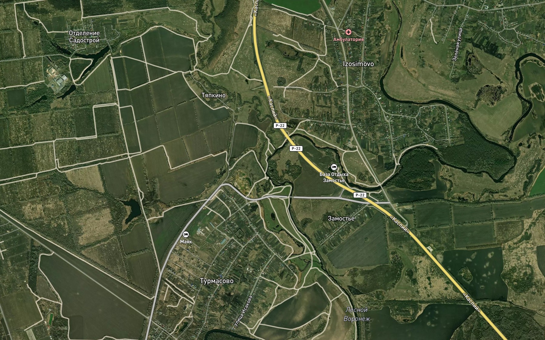 Satellite map of the Turmasovka