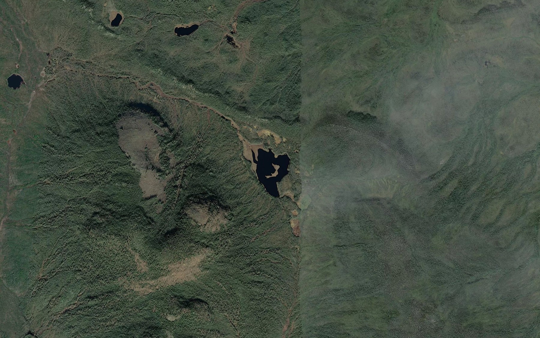 Satellite map of the Pitchuk Lake