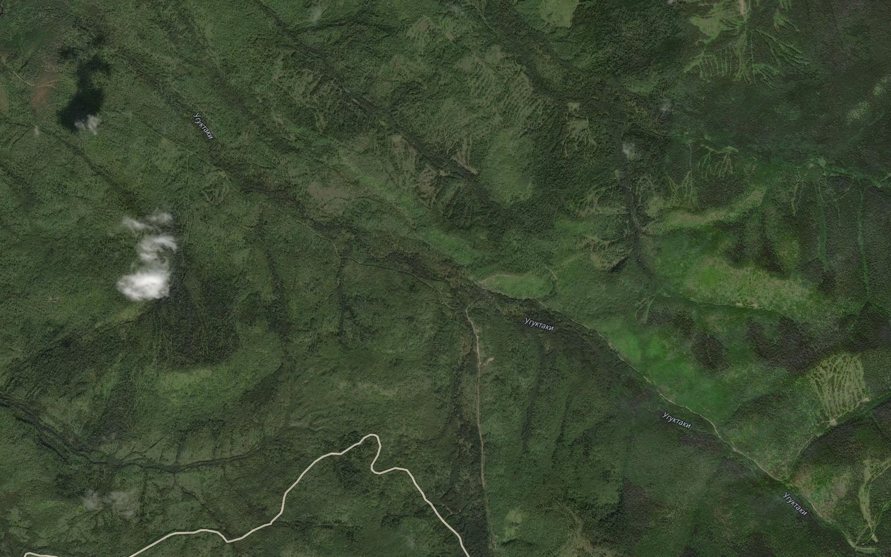 Satellite map of the Chistyy