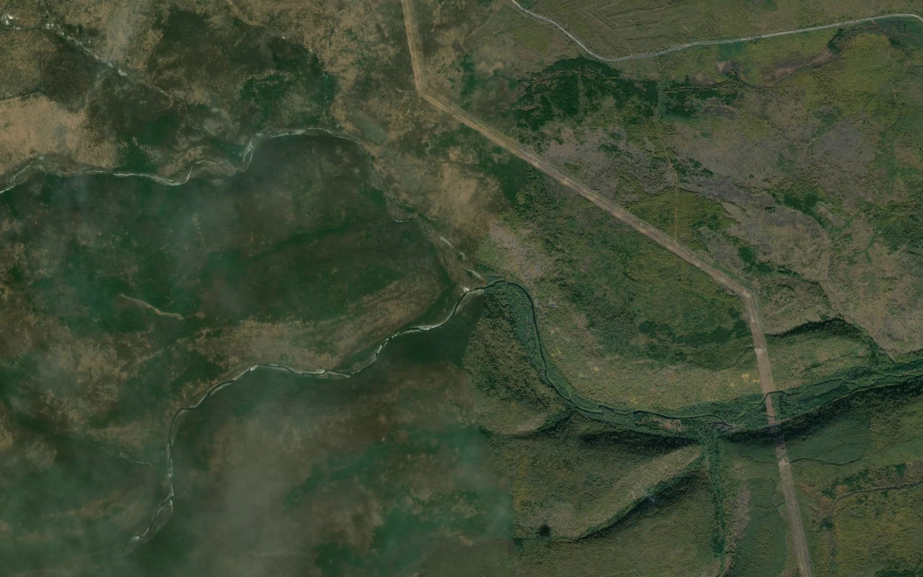 Satellite map of the Khakayty