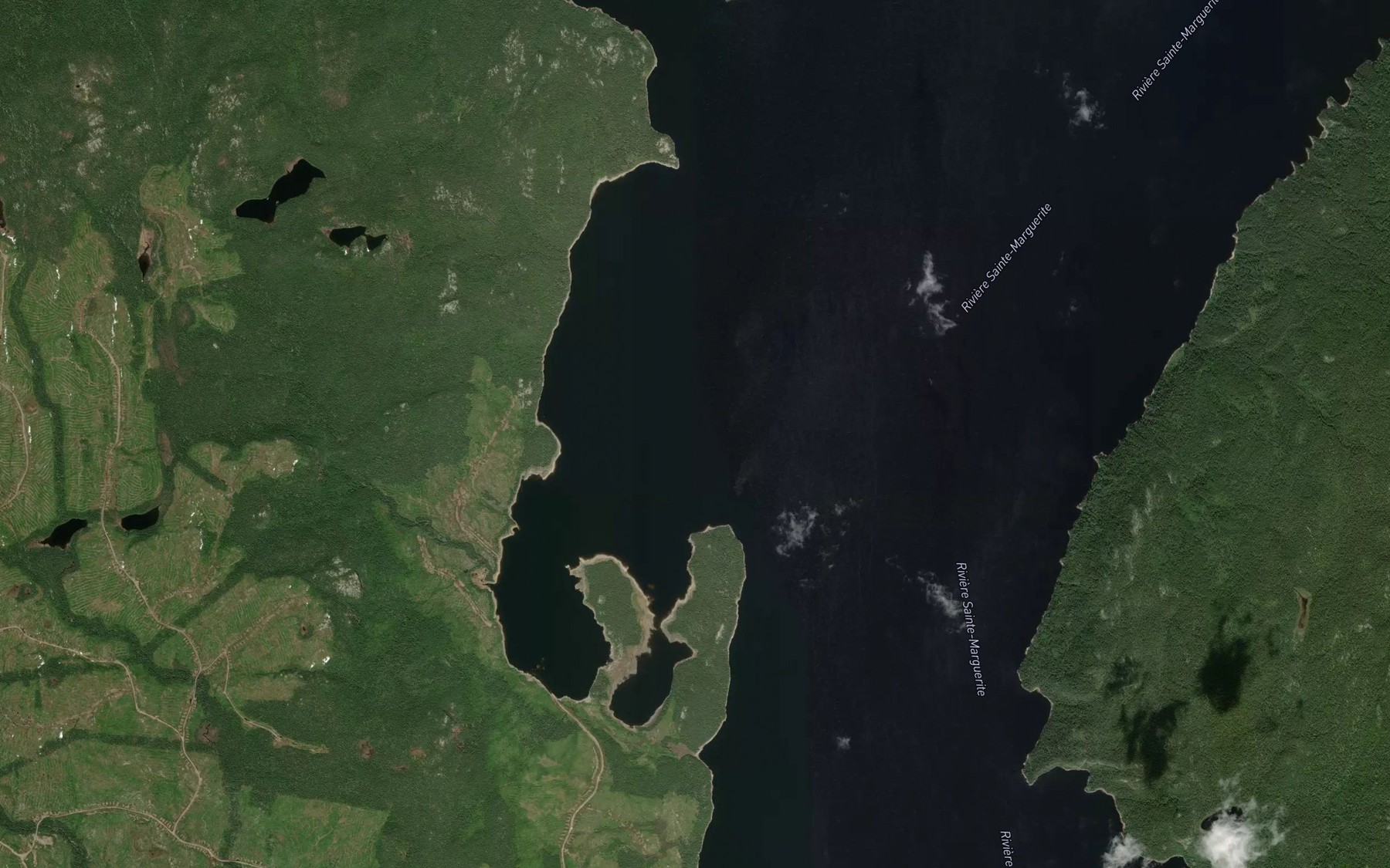 Satellite map of the Rapides Tabac