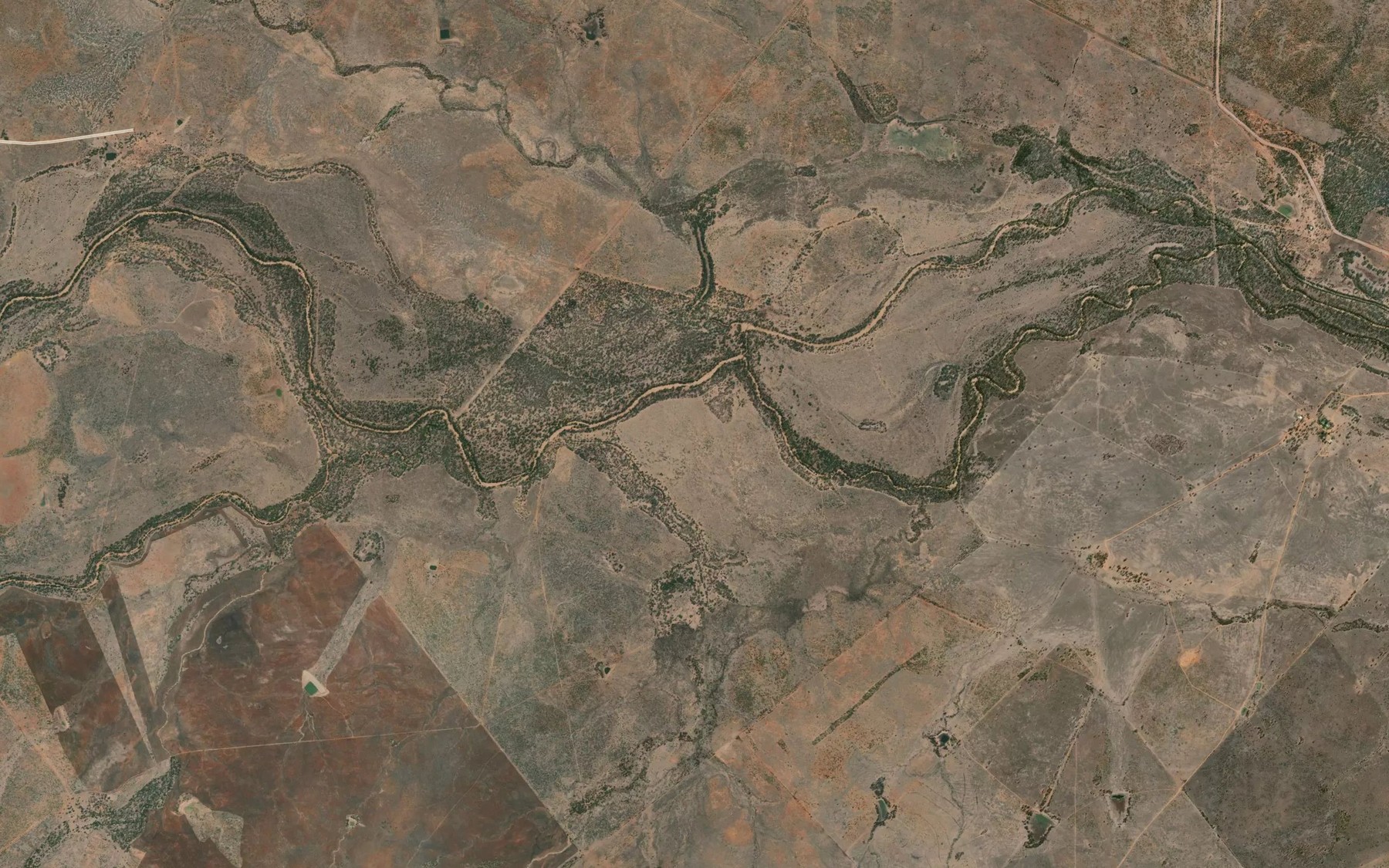 Satellite map of the Forest Creek