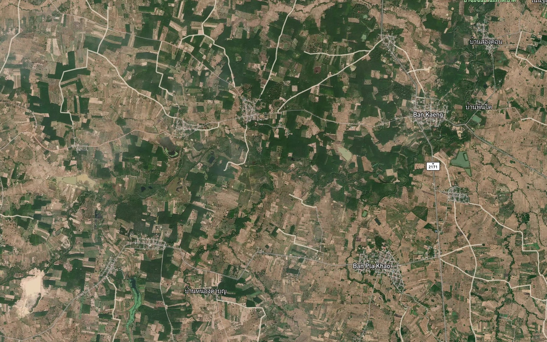 Satellite map of the Huai Fang Daeng