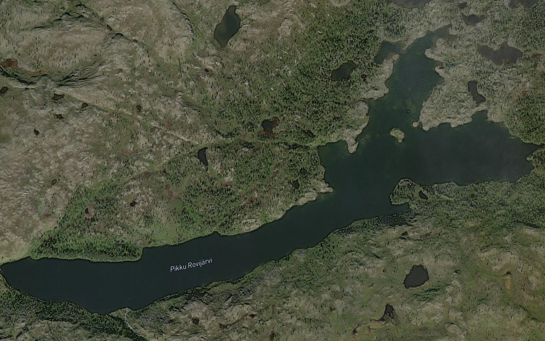 Satellite map of the Ucca Ruavijaavras