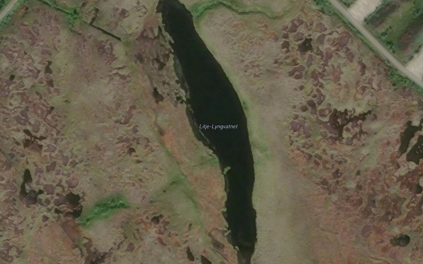 Satellite map of the Littje-Longvatnet