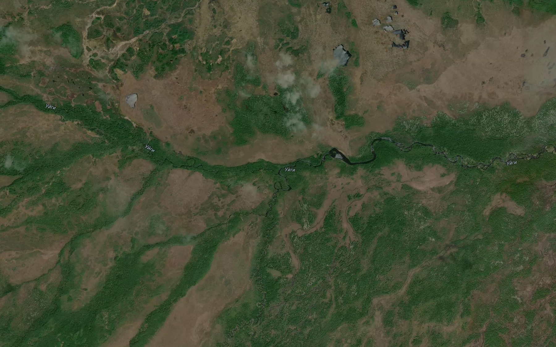 Satellite map of the Targany