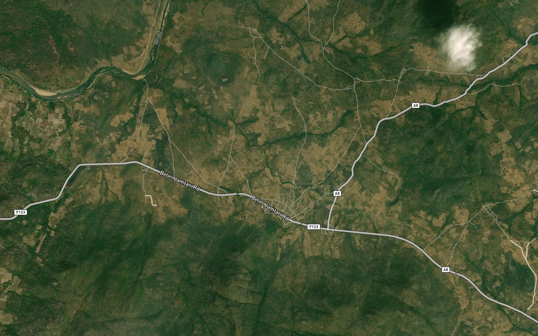 Satellite map of the RiverKompar