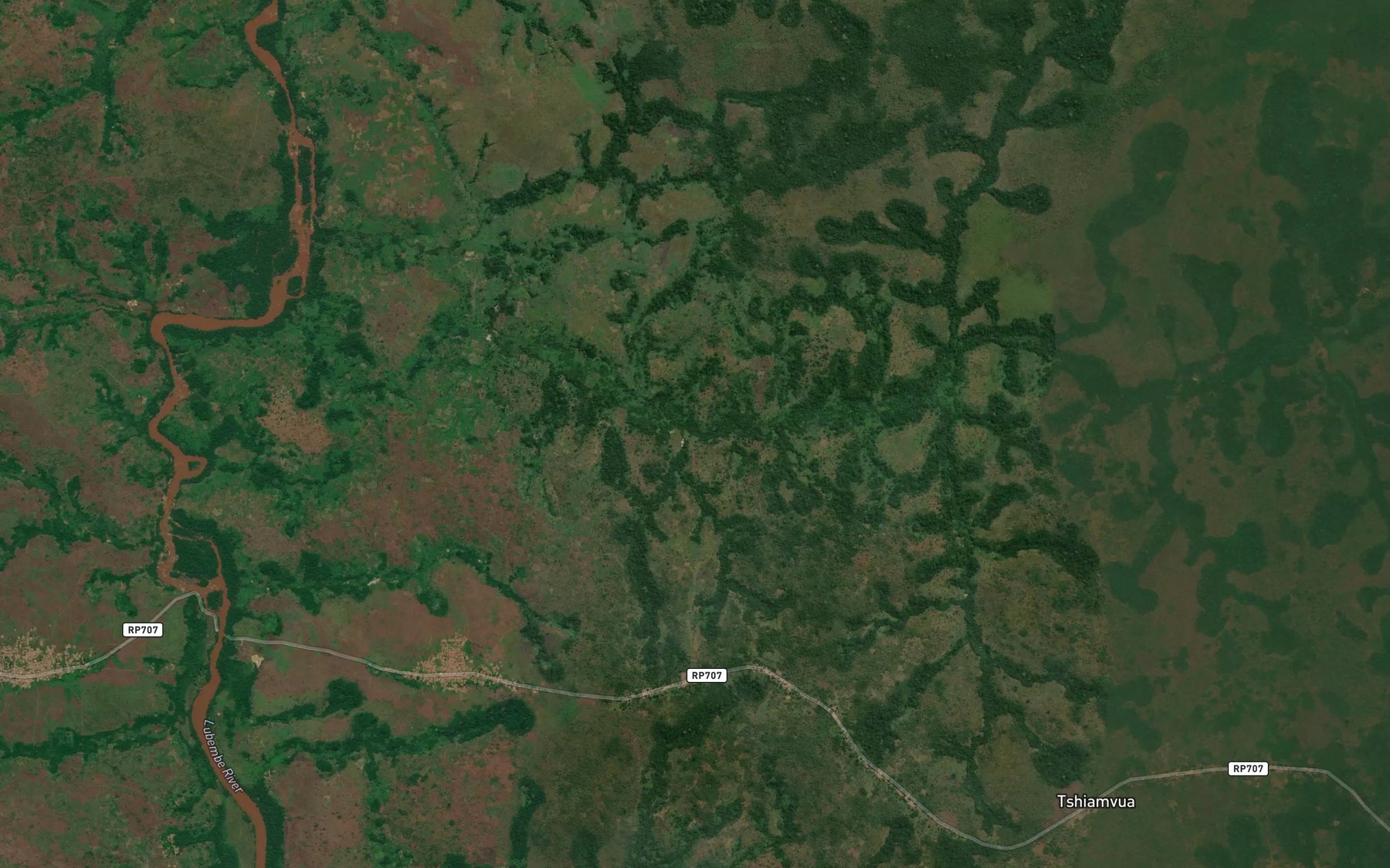 Satellite map of the Kabitomo