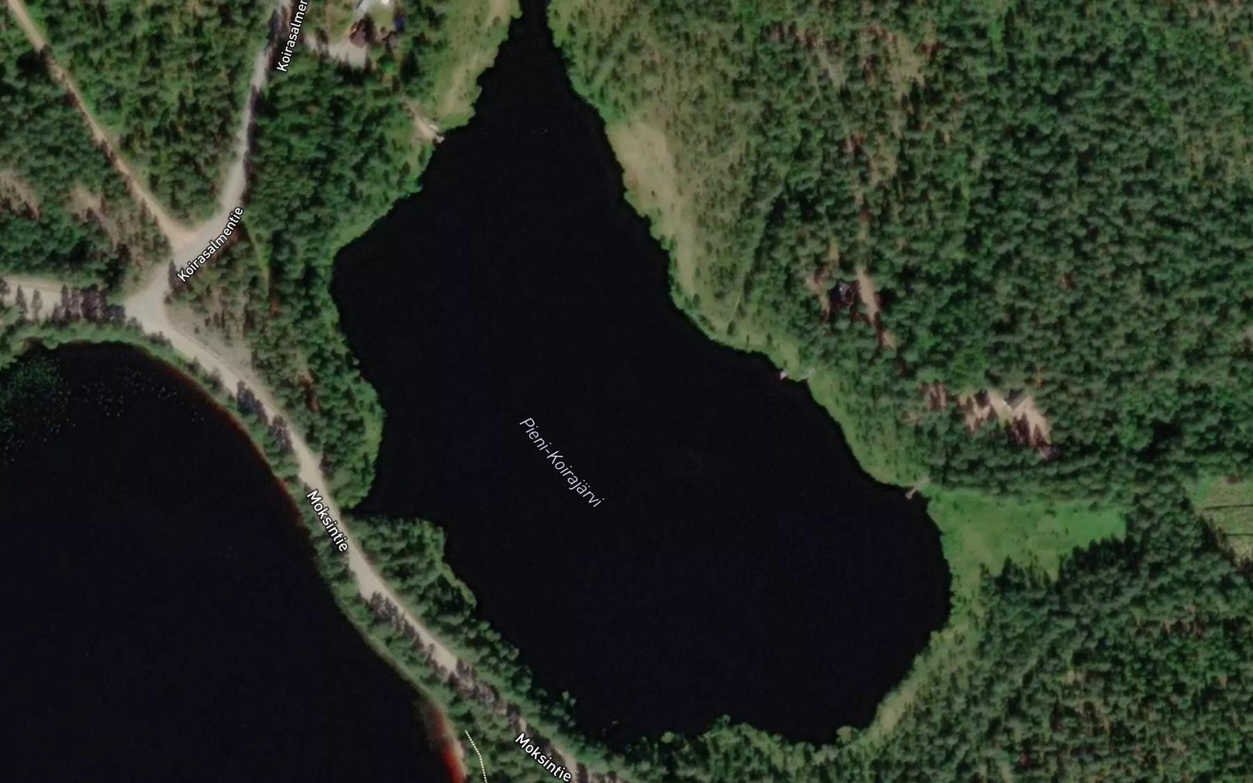 Satellite map of the Pieni Koirajarvi