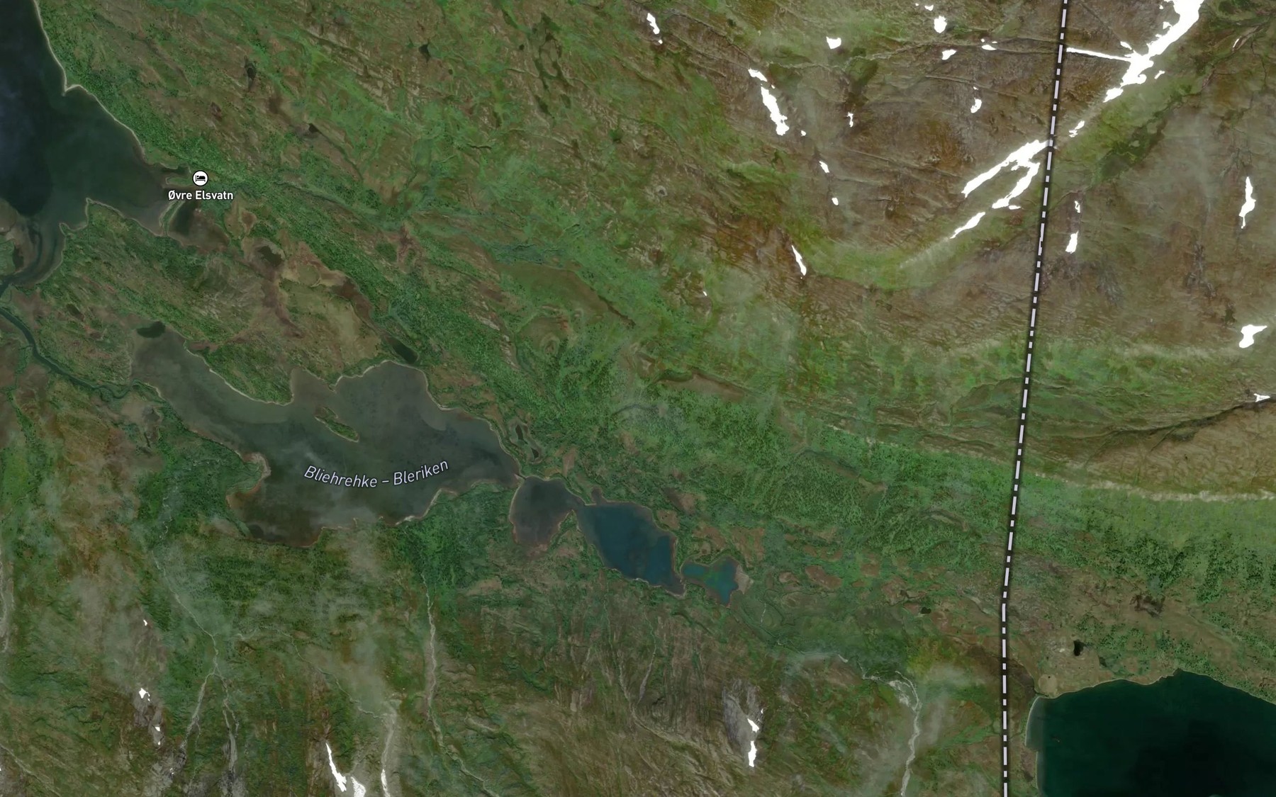 Satellite map of the Johannesbekken