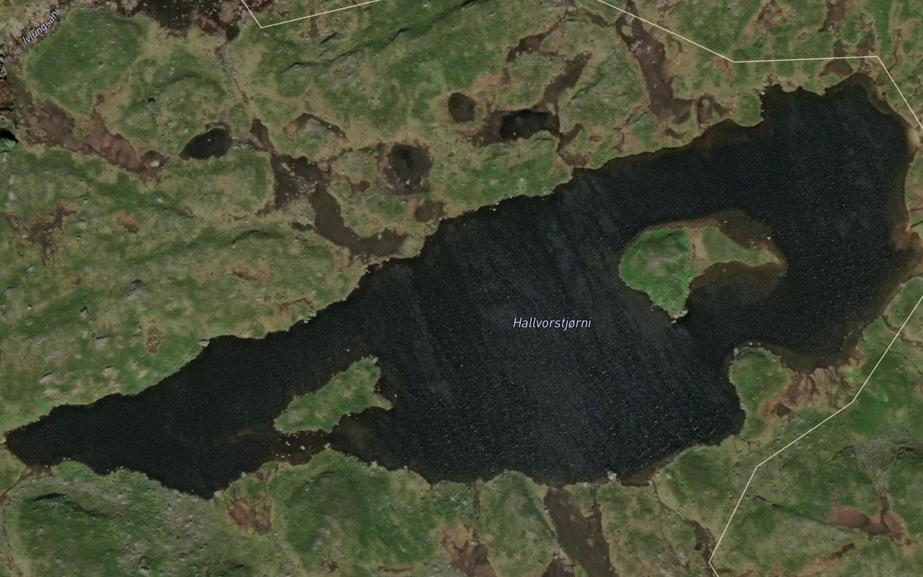 Satellite map of the Hallvorstjorni