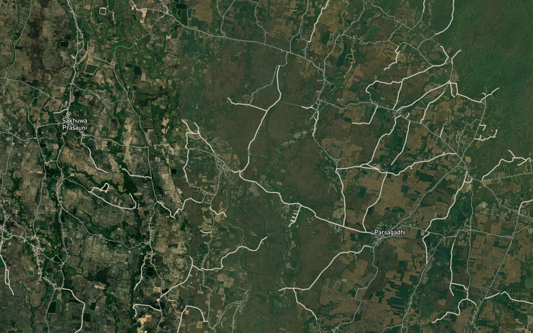 Satellite map of the Phokaha Nadi