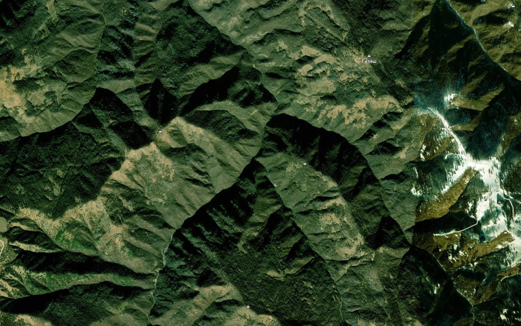 Satellite map of the Dzhinlak