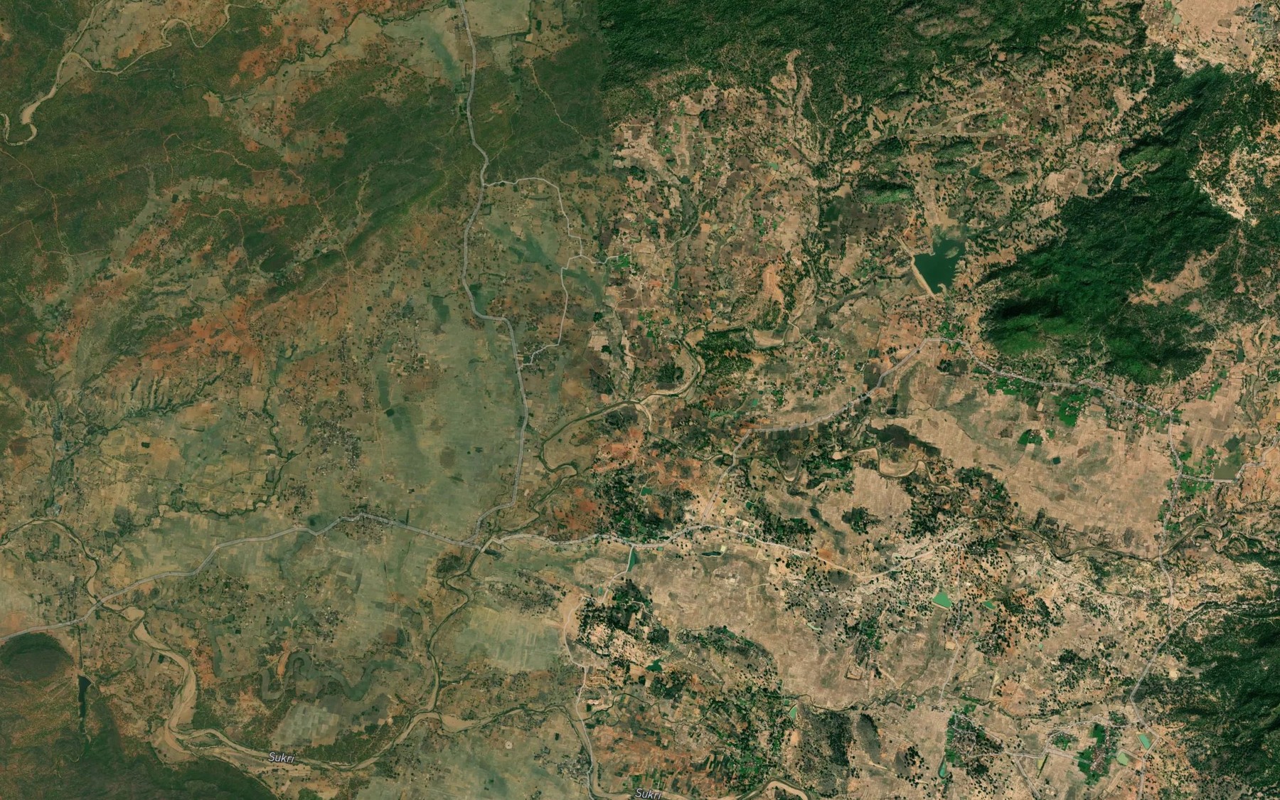 Satellite map of the Bhalmanda Nadi