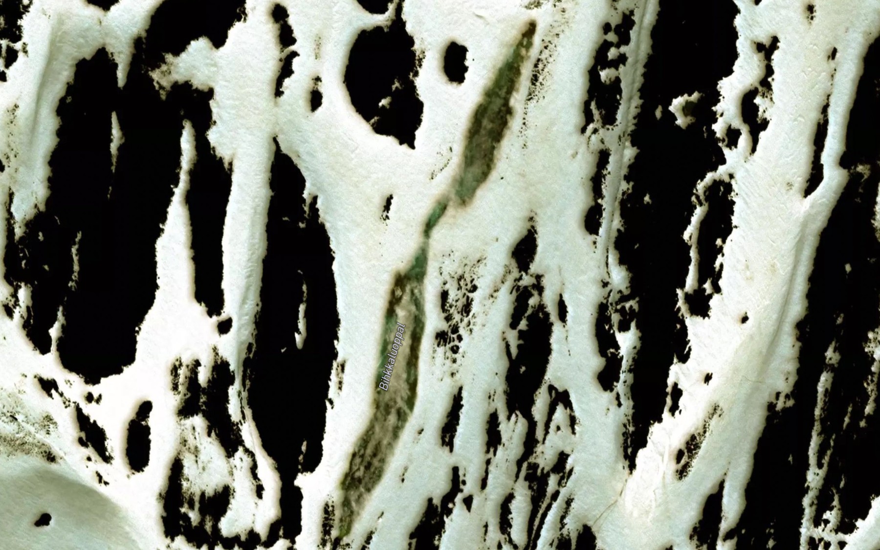 Satellite map of the Bikkaluobbal