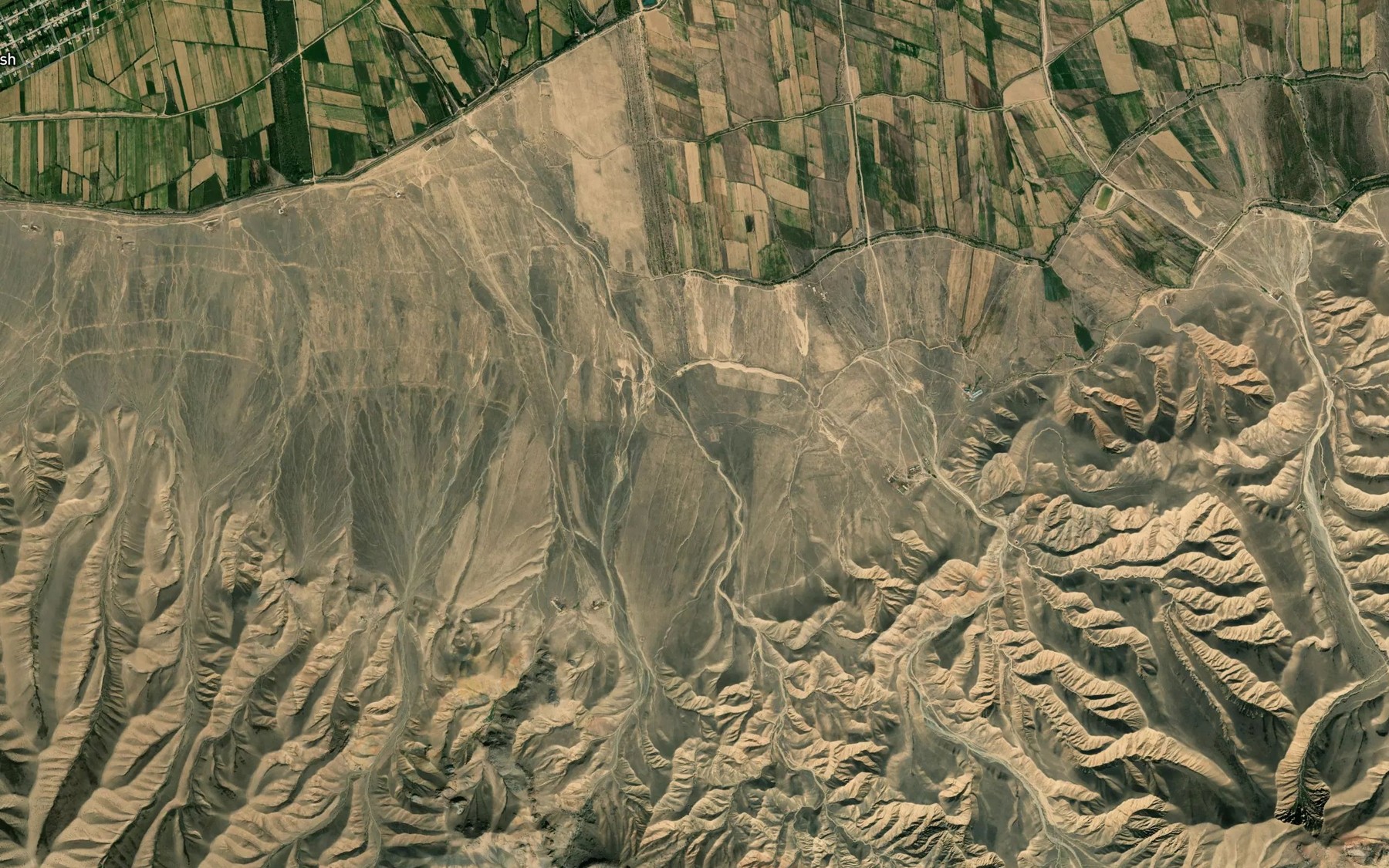 Satellite map of the Aryk Dzharke