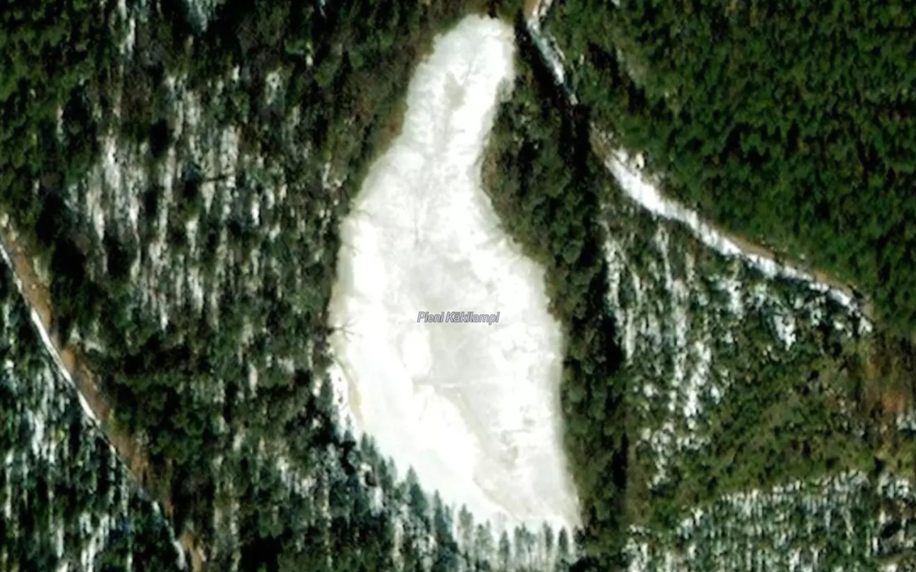 Satellite map of the Pieni Kakilampi