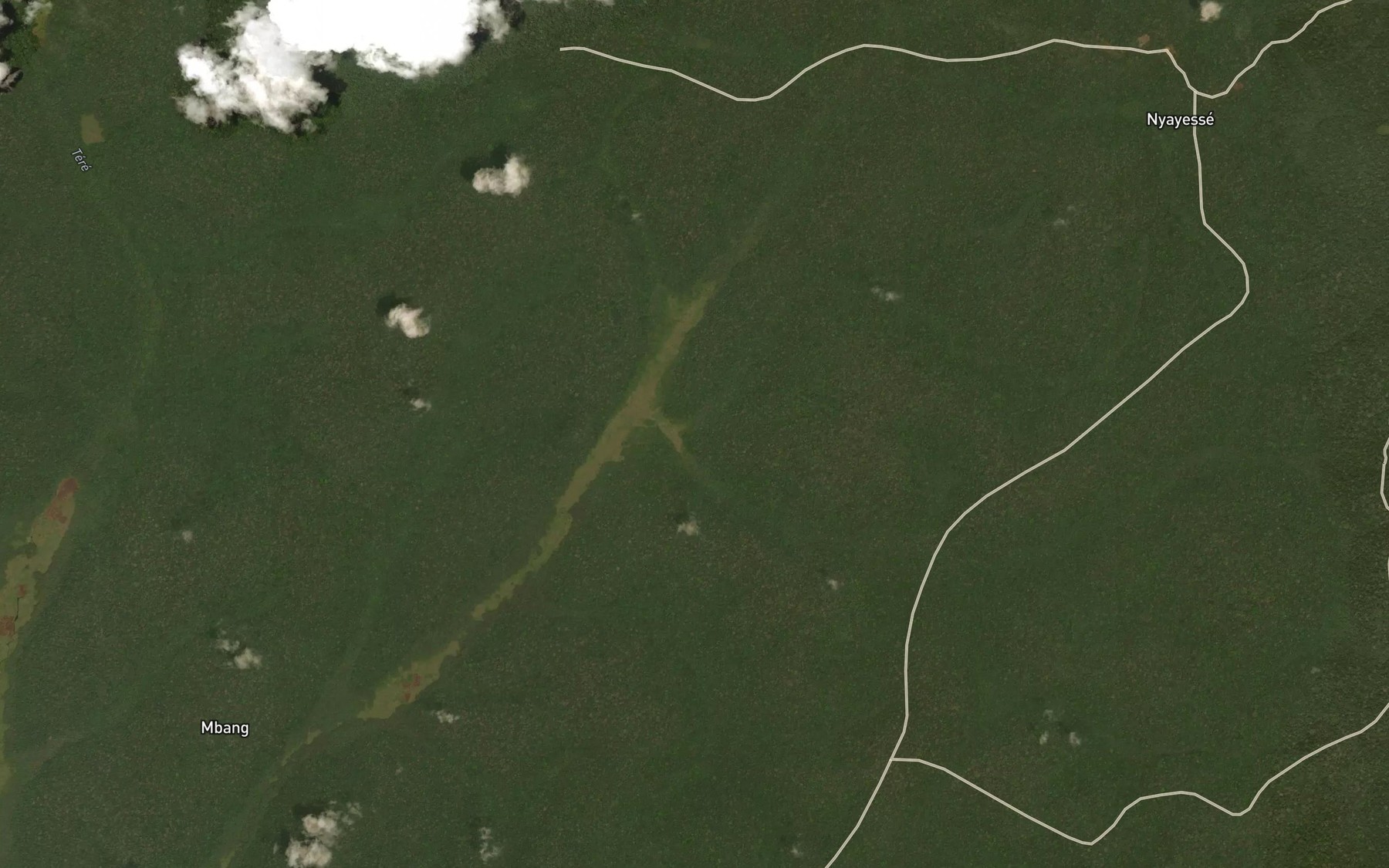 Satellite map of the Messaba
