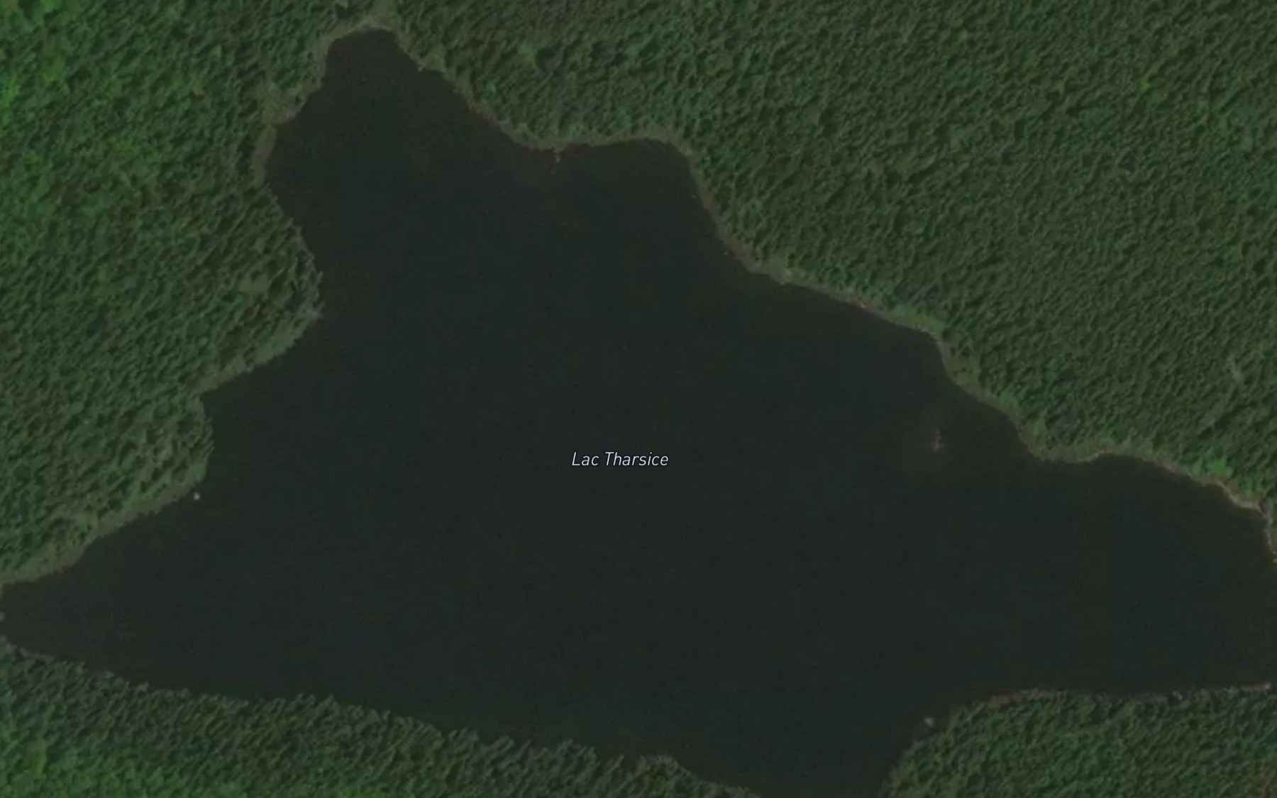 Satellite map of the Lac Tharsice