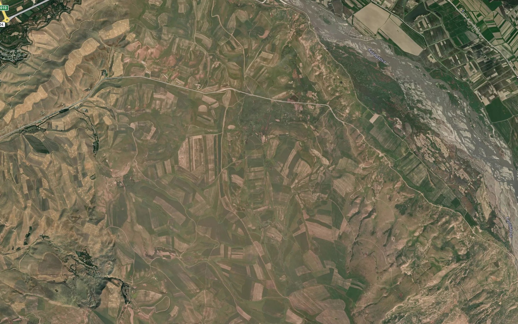 Satellite map of the Rodnik Kor-Bulak