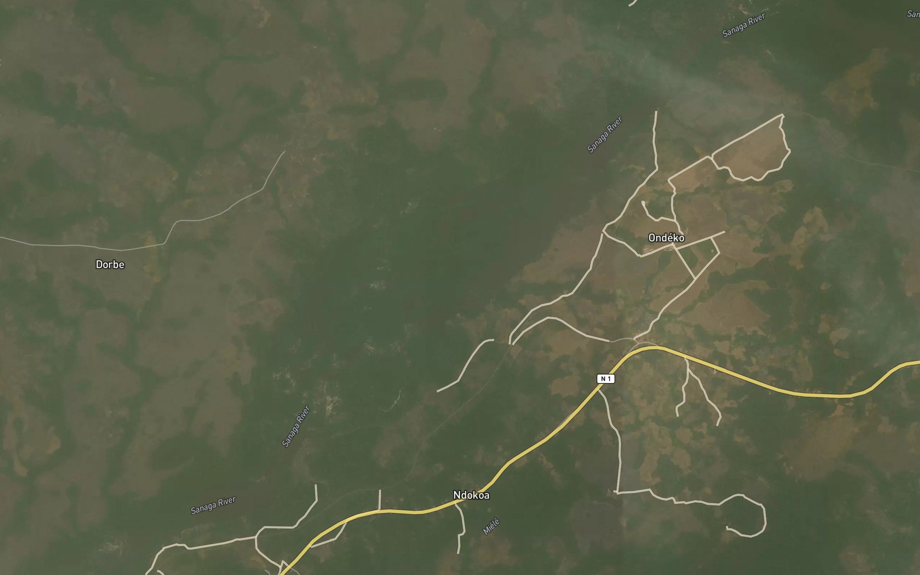 Satellite map of the Meloua
