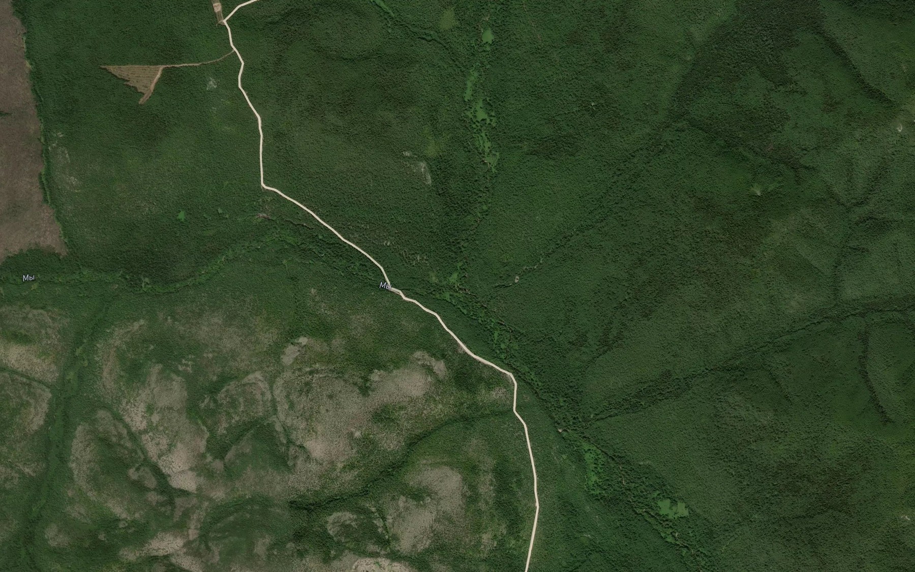 Satellite map of the Krivaya