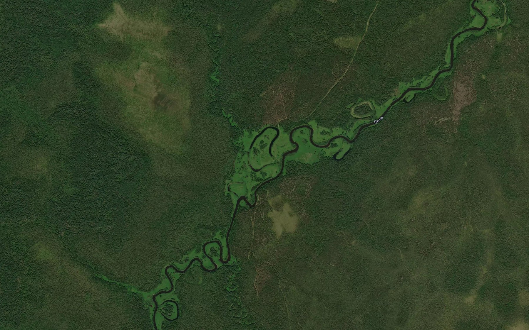 Satellite map of the Ivanovka