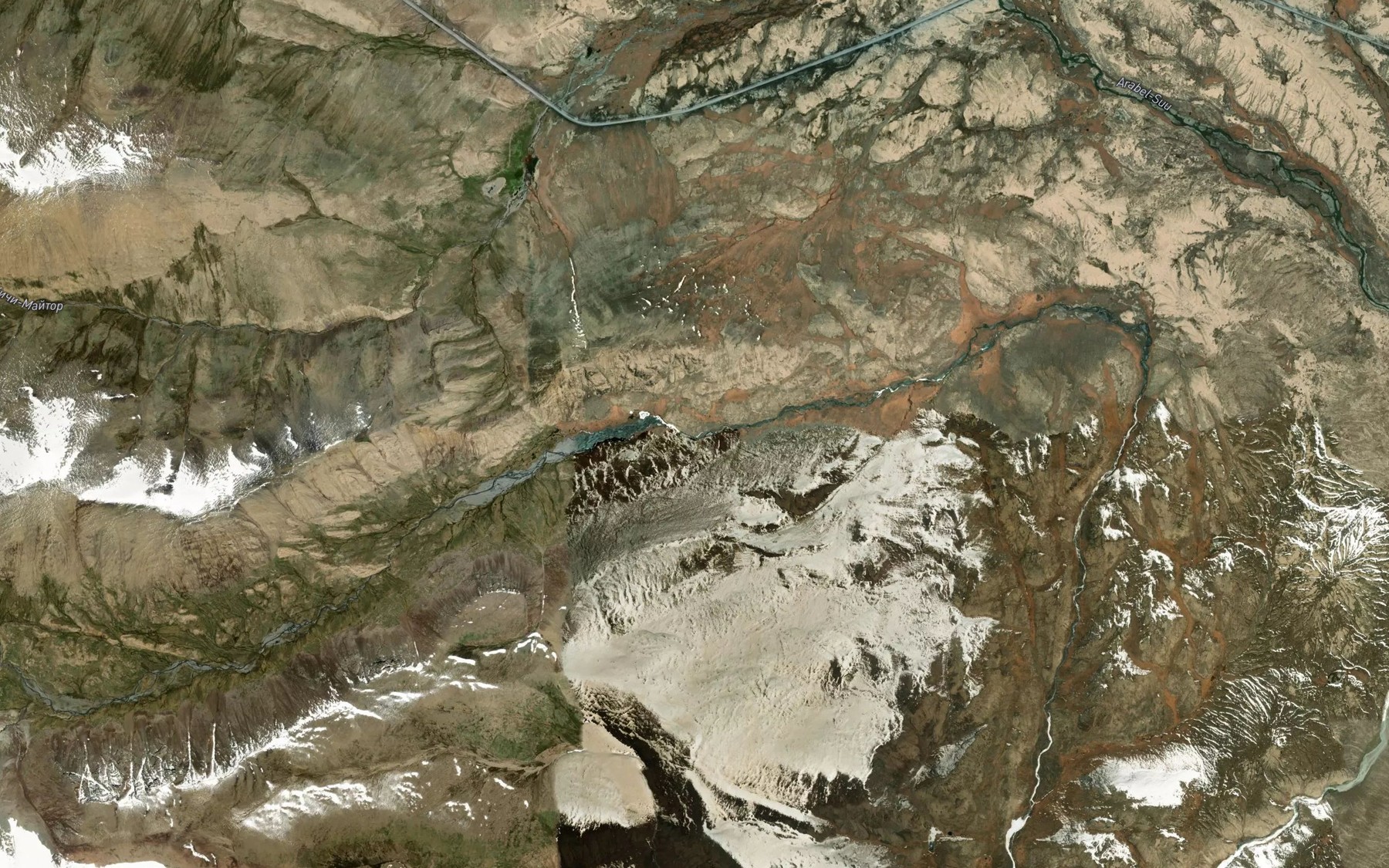 Satellite map of the Maytor