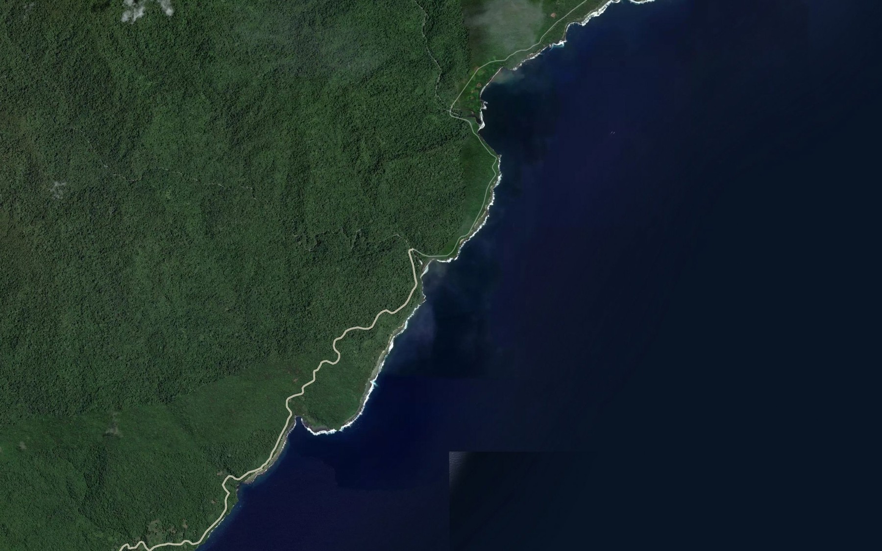 Satellite map of the Morei River