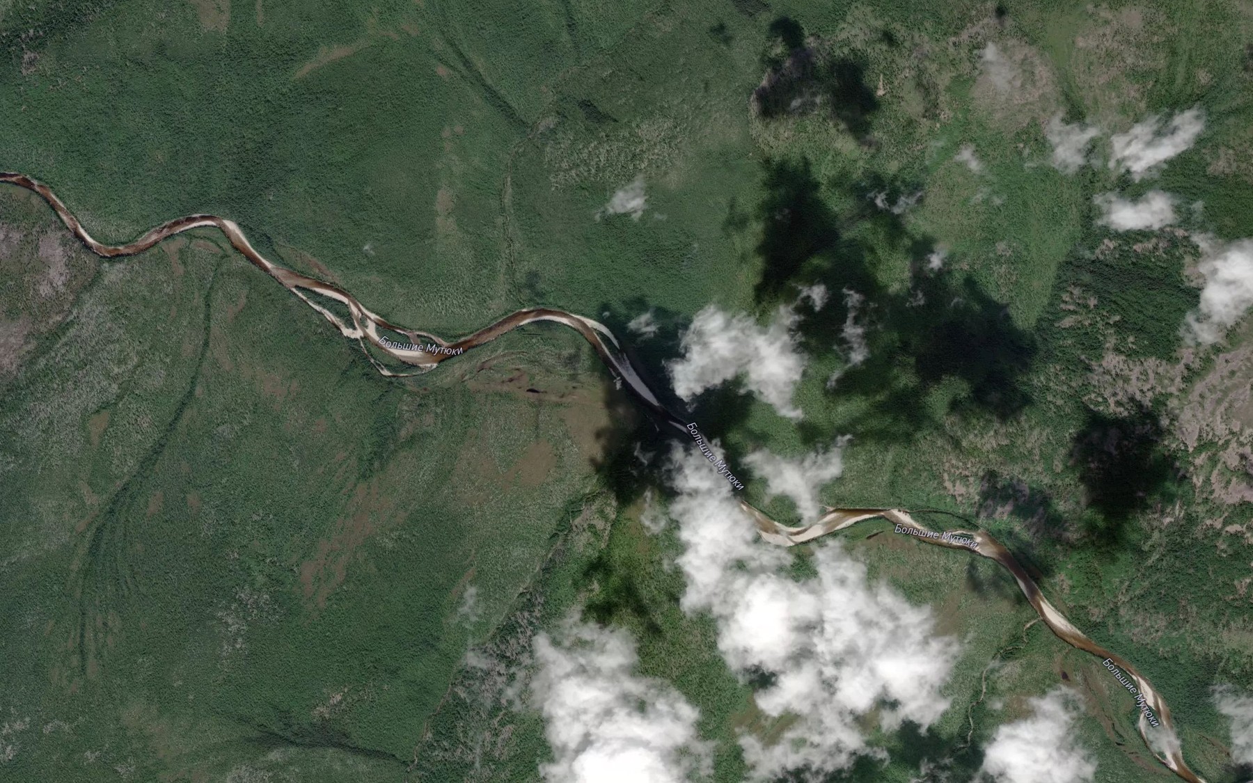 Satellite map of the Butarikta
