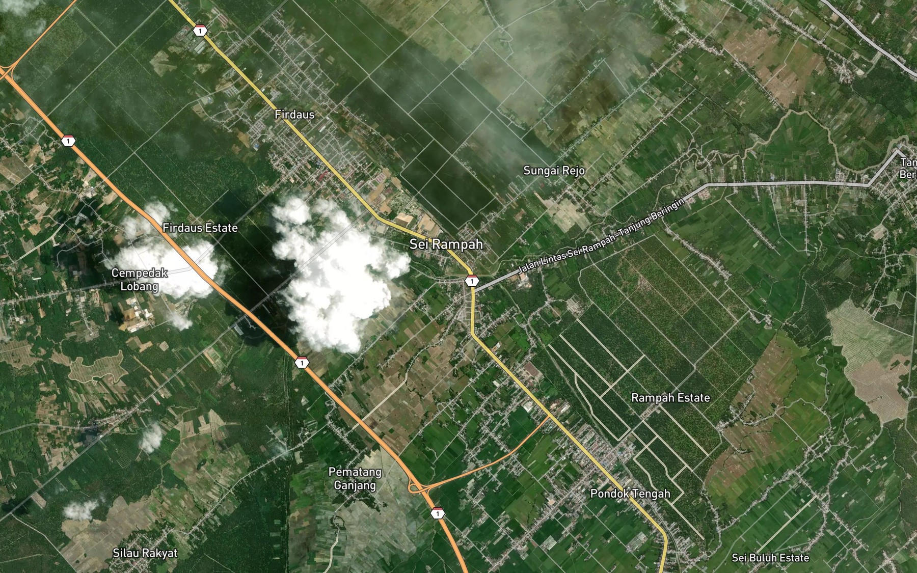 Satellite map of the Sei Gempolan