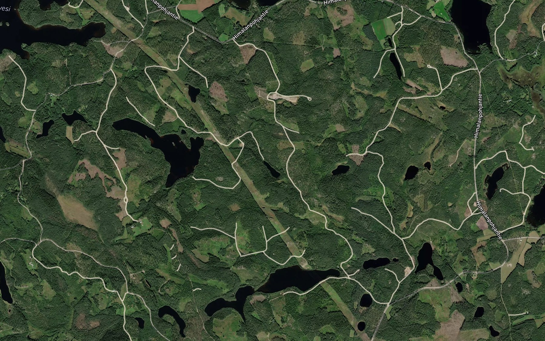 Satellite map of the Haukilampi