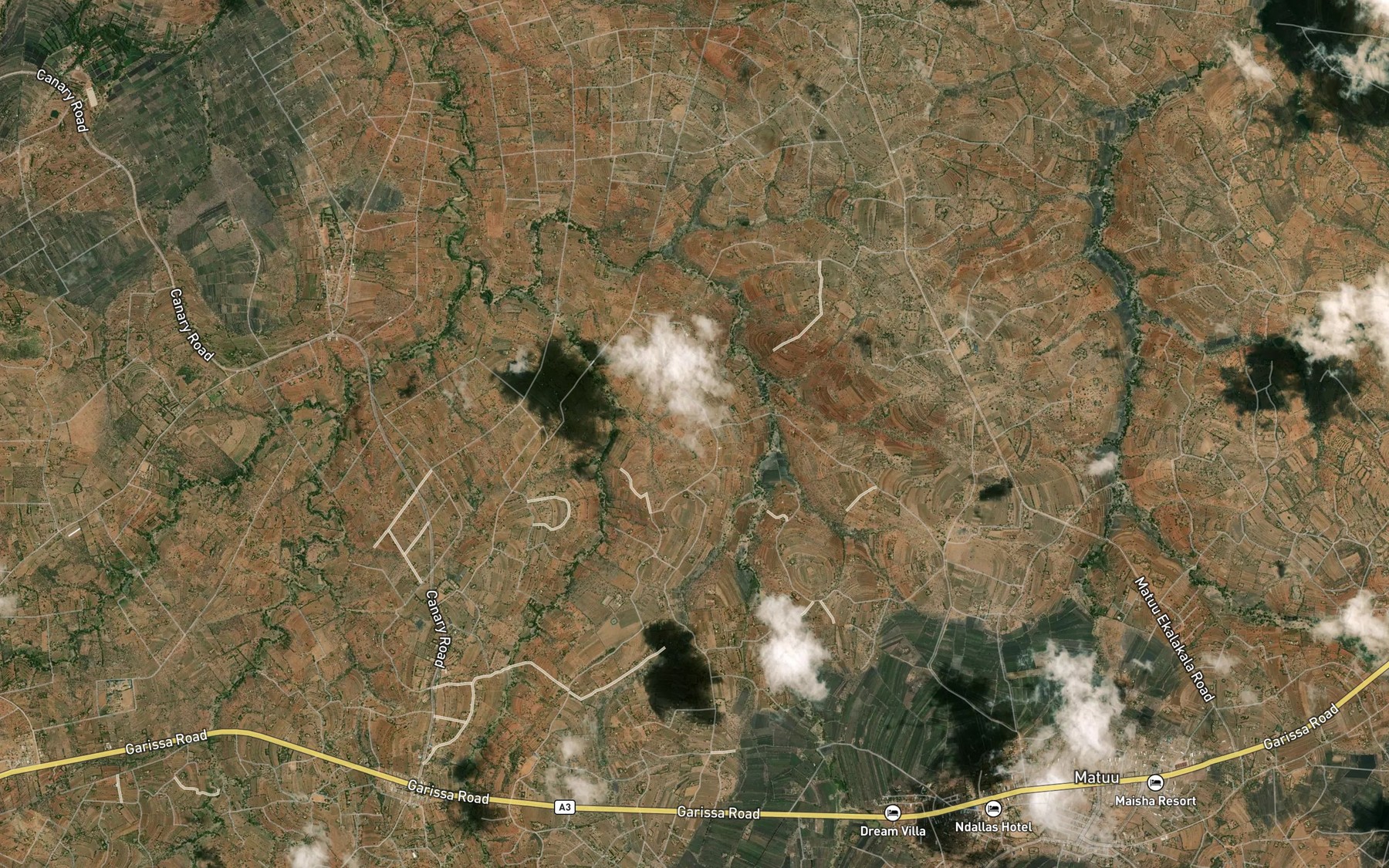 Satellite map of the Kathuleni