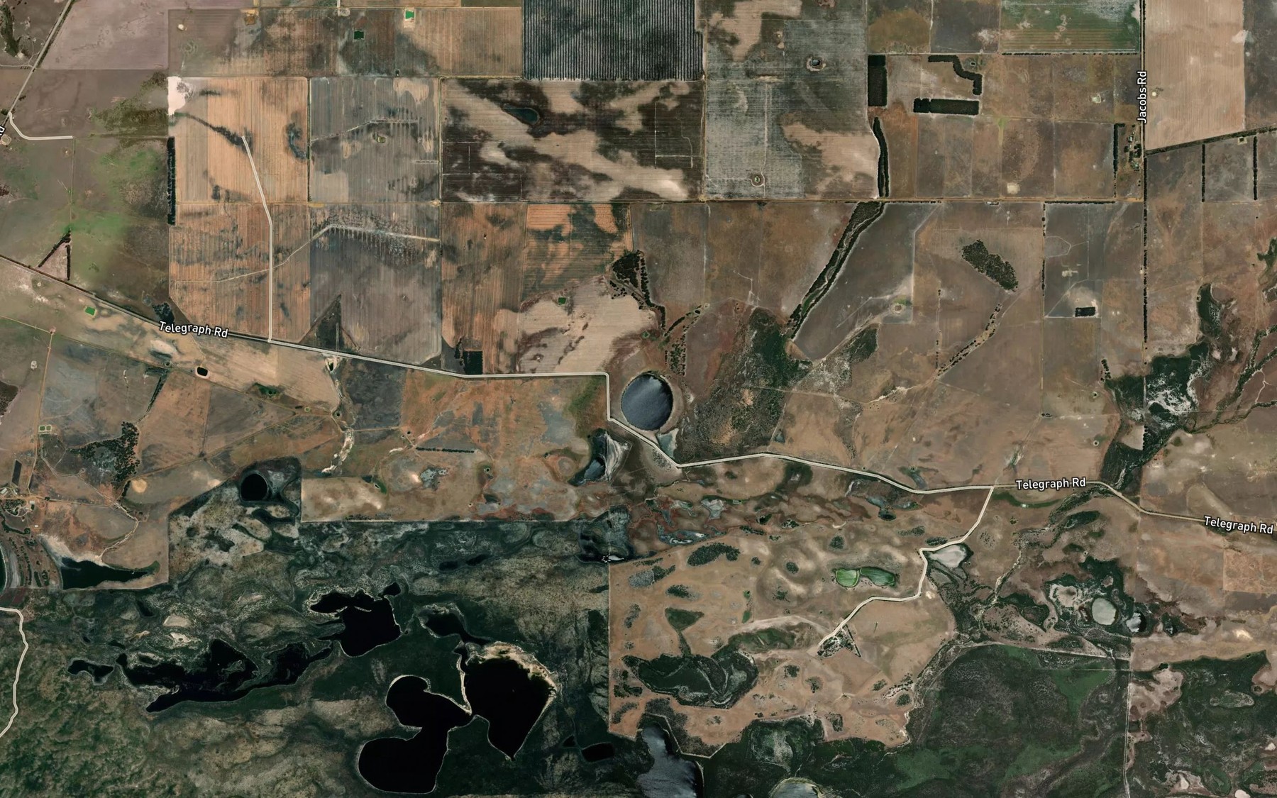 Satellite map of the Lake Williamup