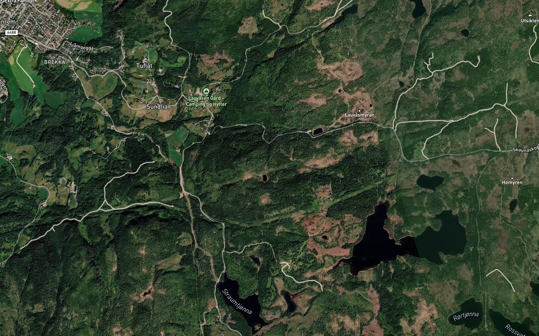 Satellite map of the Kardusbekken