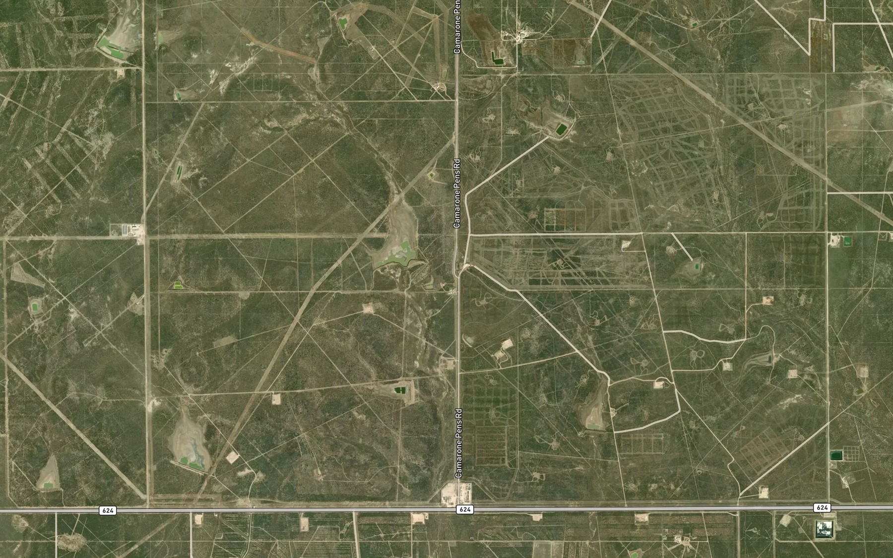 Satellite map of the Welder Lake Number 5