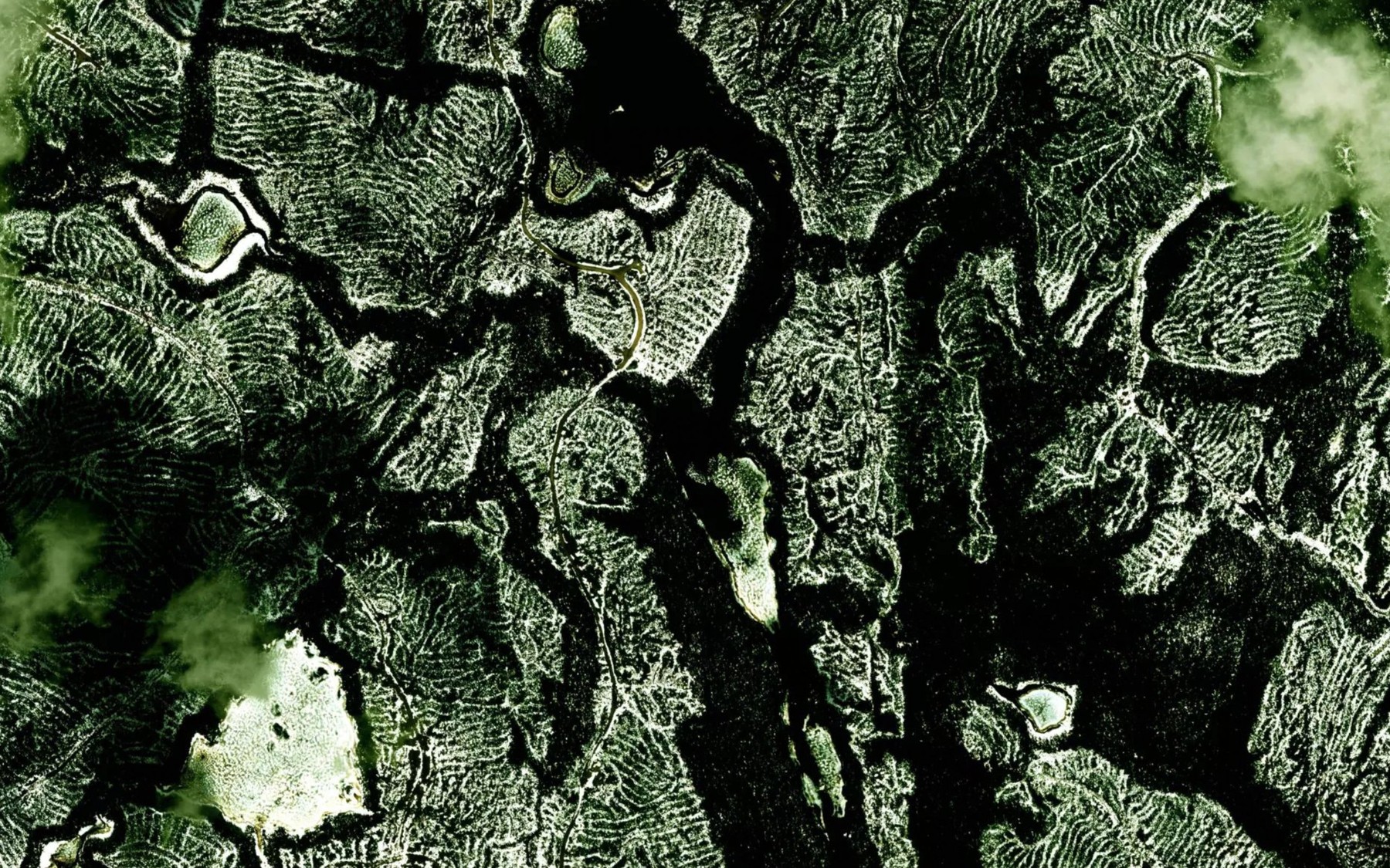 Satellite map of the Lac Charrue