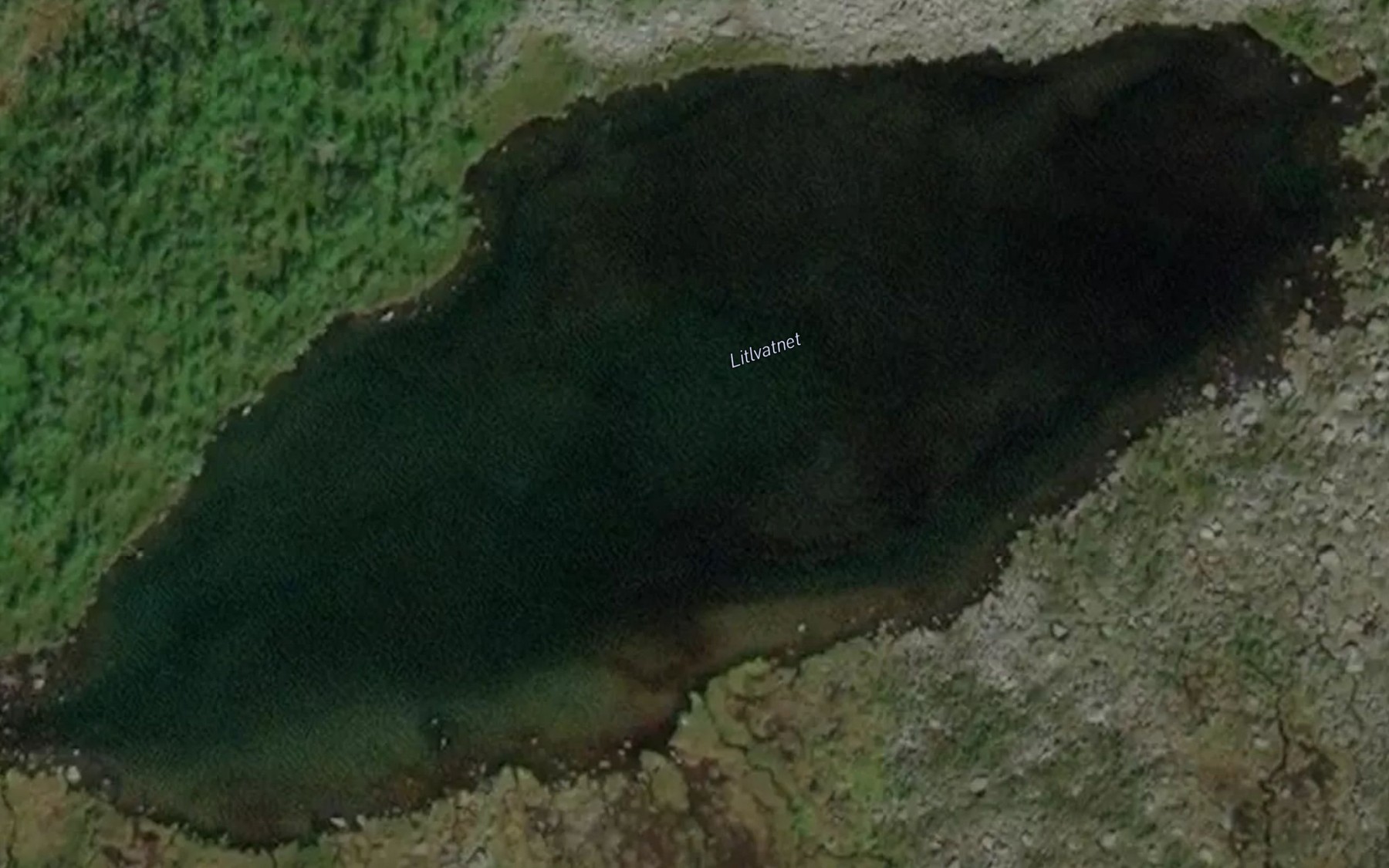 Satellite map of the Litlvatnet