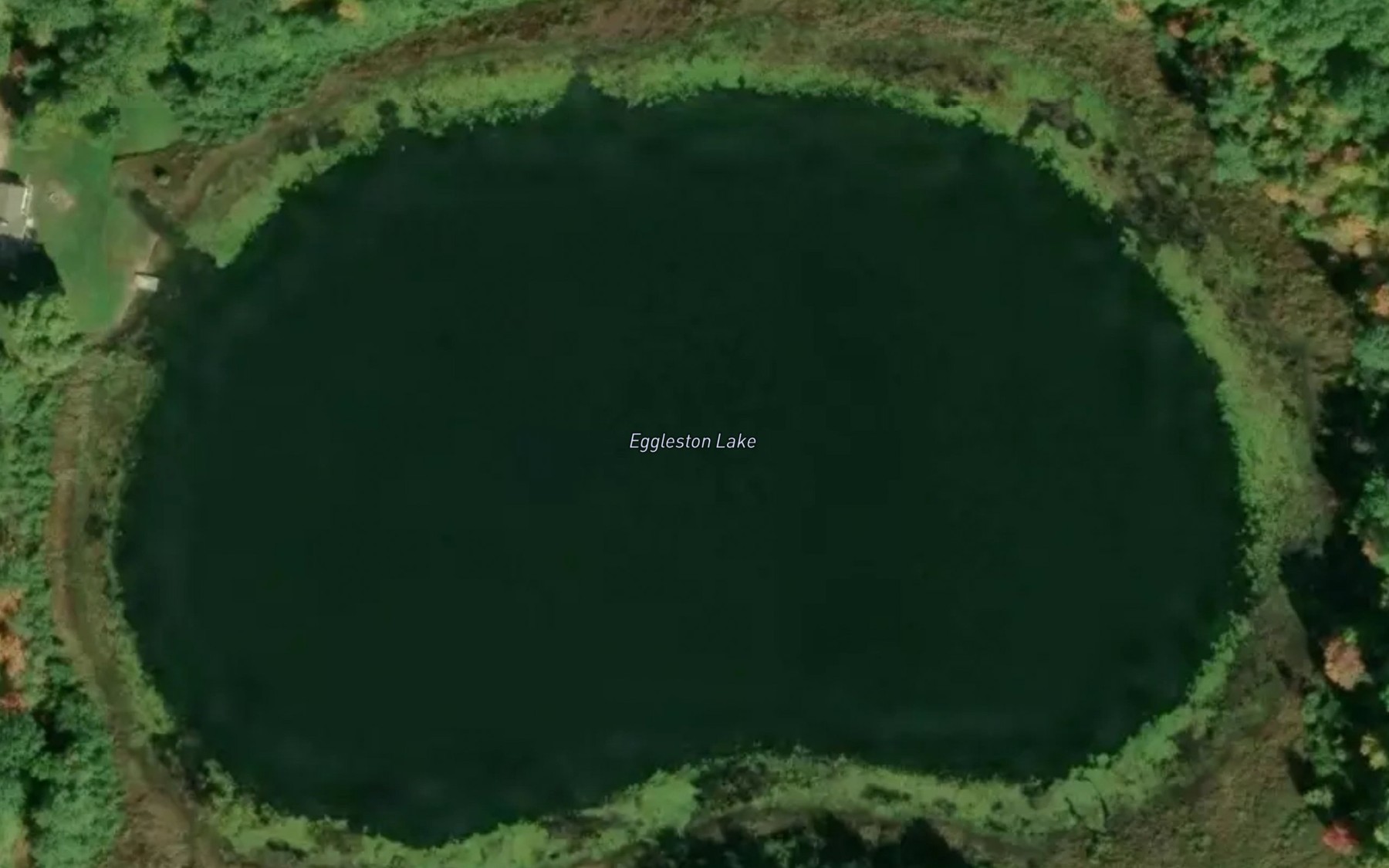 Satellite map of the Eggleston Lake