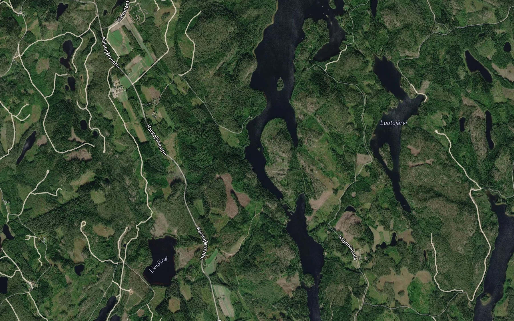 Satellite map of the Savilahti