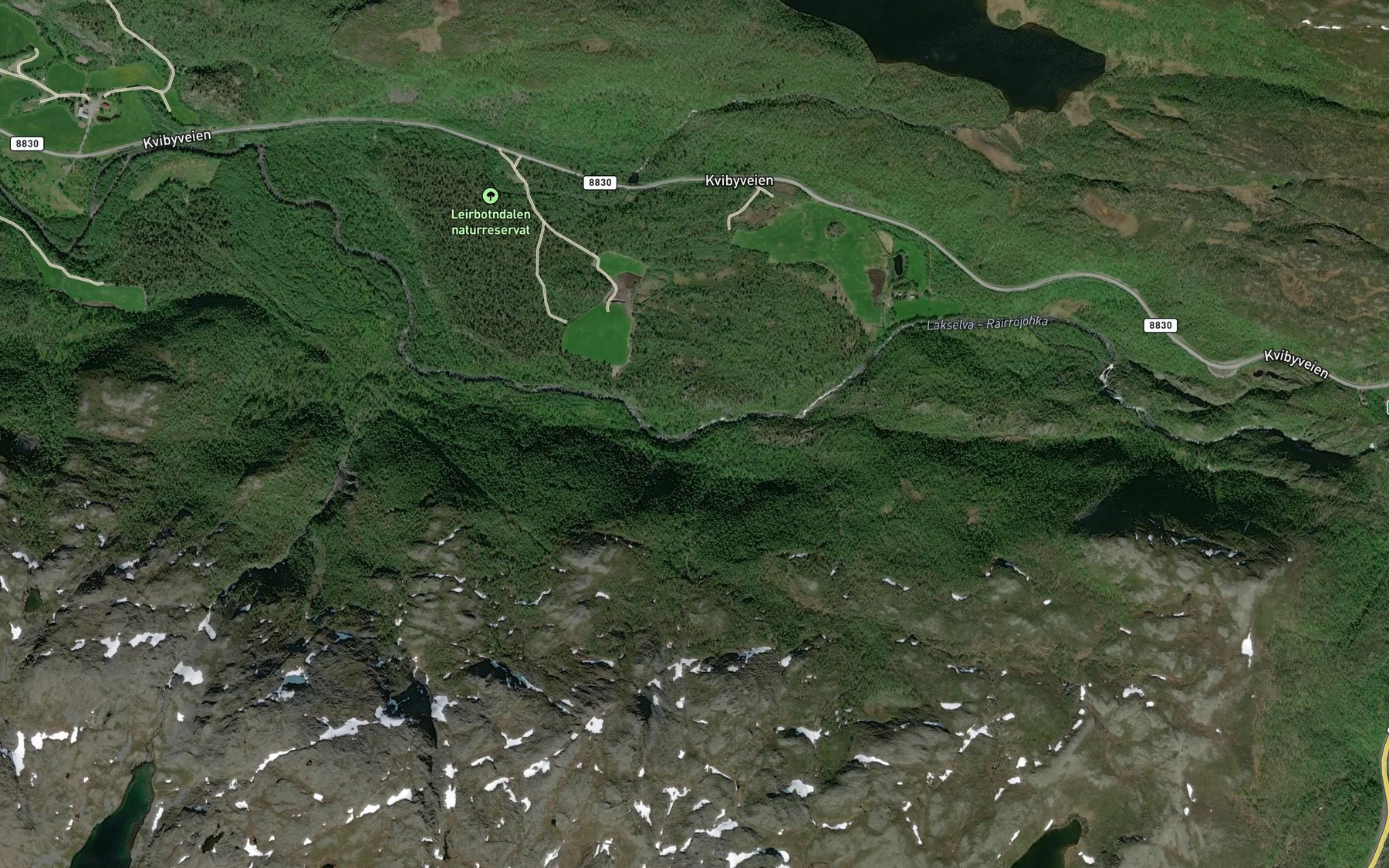Satellite map of the Reinkisten