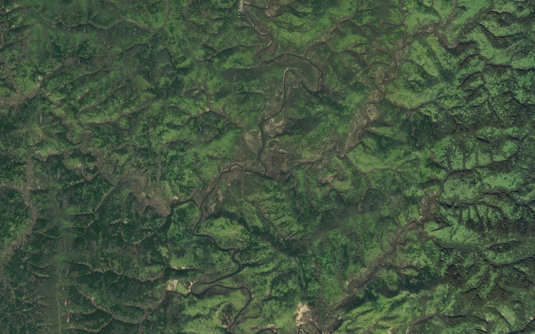Satellite map of the Yagodka