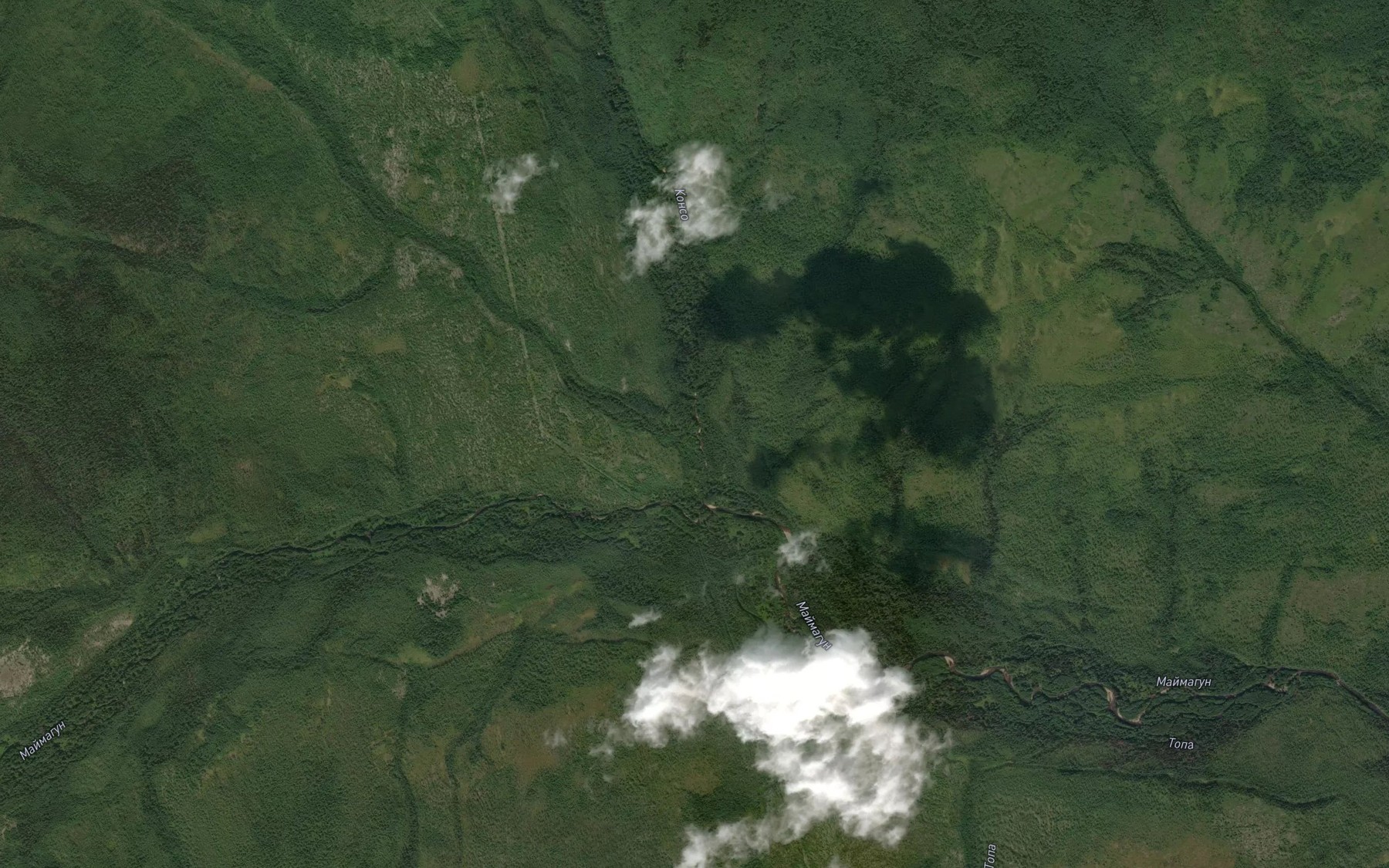 Satellite map of the Kontrol'nyy